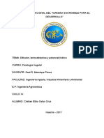 Difusión, Termodinámica y Potencial Hídrico