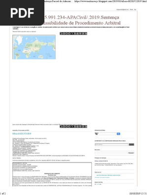 COMISSÃO DE JUSTIÇA E CIDADANIA  ARBITRAGEM   Ofício  6.028.372.2019.2