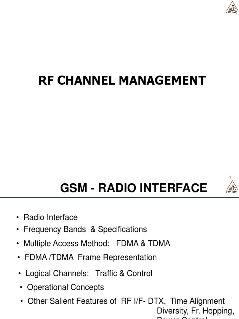 GSM Radio Interface Overview | PDF | Digital Technology | Data Transmission