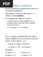 Modular Arithmetic