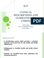 Clinical Descriptions and Guidelines For Coding: Pankaj Bajpai Dept. of Occupational Therapy, NIOH, Kolkata