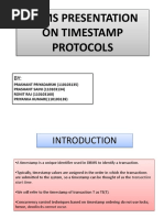 Time Stamp Protocols