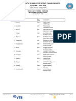 StartLists Qualifications