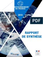 L'environnement en France - Édition 2019 - Rapport de Synthèse