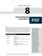 Financial Reporting and Analysis (3) : Study Session
