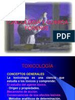 Toxicologia y Quimica Forense