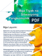 1 Sitwasyong Pangkomunikasyon