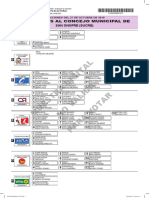 Elecciones Concejo Municipal San Onofre 2019