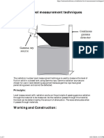 Radiation Level Measurement Techniques