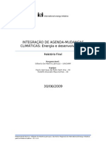 Integração de Agenda Mundanças Climáticas