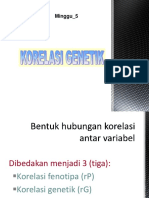 Korelasi Genetik