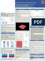 Poster on Quantifying atomic vibration at solid liquid interface