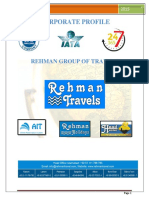 Corporate Profile: Rehman Group of Travels