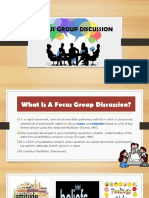 Focus Group Discussion: Presented By: Jejay S. Villanoza