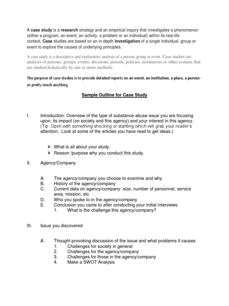 Case Study Outline PDF Case Study Epistemology