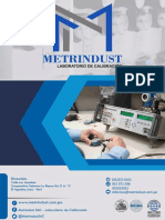 Brochure Metrindust Sac - Laboratorio de Calibración 2019