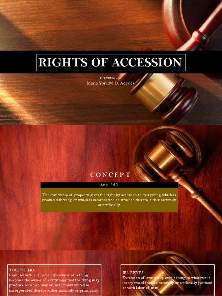 Understanding Rights of Accession | PDF | Real Property | Lease