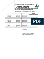 Daftar Limbah B3 Di Upt Puskesmas Fajar Bulan