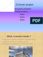 E.Conver Project: Ancient Greek Civilization Group Members - Dylan - Fanny - Richie