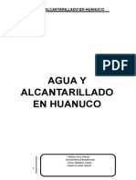 Agua y Alcantarillado en Huanuco