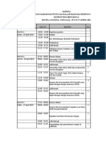 Jadwal Respon KLB 2019