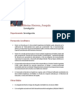 Investigador Merino Herrera perfil académico investigación delincuencia