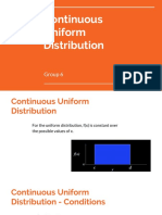 Continuous Uniform Distribution: Group 6