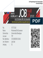 Tiket Job Fair XVII - Muhamad Edi Gunawan