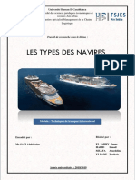 Rapport Les Types Des Navires