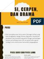 PUISI, CERPEN, DAN DRAMA