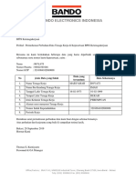 PT BANDO PERMOHONAN PERBAIKAN DATA TENAGA KERJA BPJS