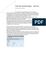 Log de Modificações No SAP_AUT10