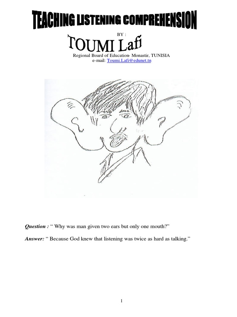 Importance of Teaching Listening Skills | PDF | Reading Comprehension ...