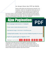 Membuat Pagination Dengan JQuery Ajax PHP Dan MySQL