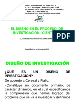 El Diseño de Investigación Científica