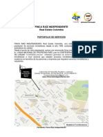 Portafolio de Servicios 2016 FINCA RAIZ INDEPENDIENTE Real Estate Colombia