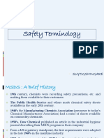 MSDS - Safety Terminology