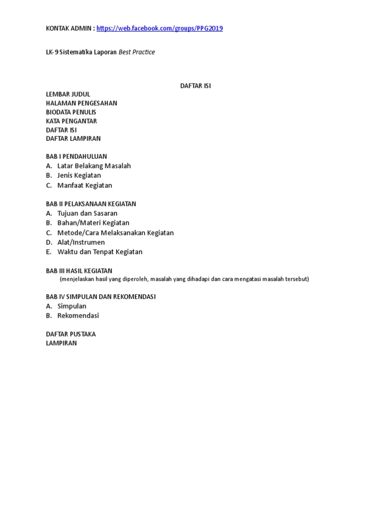 Laporan Best Practice Doc