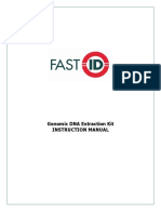 Genomic DNA Extraction Kit Instruction Manual