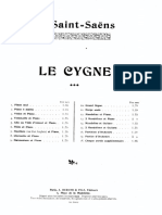 Saint-Saens Le Cygne Piano 4 Hands PDF