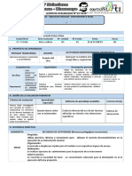 Sesión de Aprendizaje 23-1º