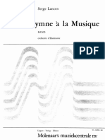 Hymne A La Musique PDF