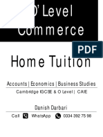 O Level Tuition Available