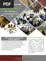 Brochure - Maestría en Ciencia y Tecnología Del Café PDF