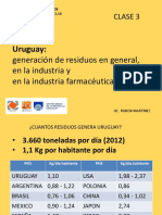 Clase 3 - Residuos en Uruguay, Industria y Farmaceutica