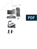 Unit Test 1. Label The Parts of The Computer