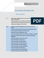 Calendario Festivo