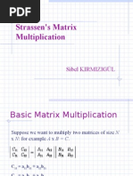 Download Strassens Matrix Multiplication by tncbabu SN4320457 doc pdf