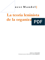 MANDEL, Ernest, La Teoria Leninista de la Organización.PDF