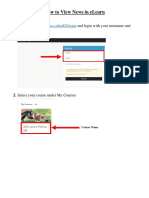 How To View News in Elearn